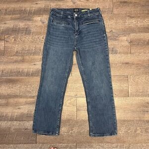 Maeve Blue High Rise Straight Jeans Size 29